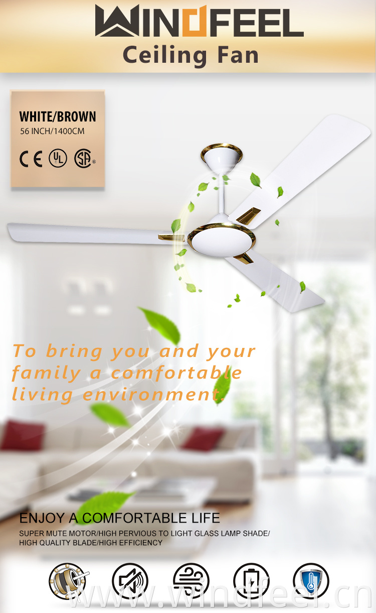 56 Inch AURA India Foucus Breeze Ceiling Fan with Aluminum Blade SUMMER DELITE Hot Sale IN Ghana Big Air Delivery
